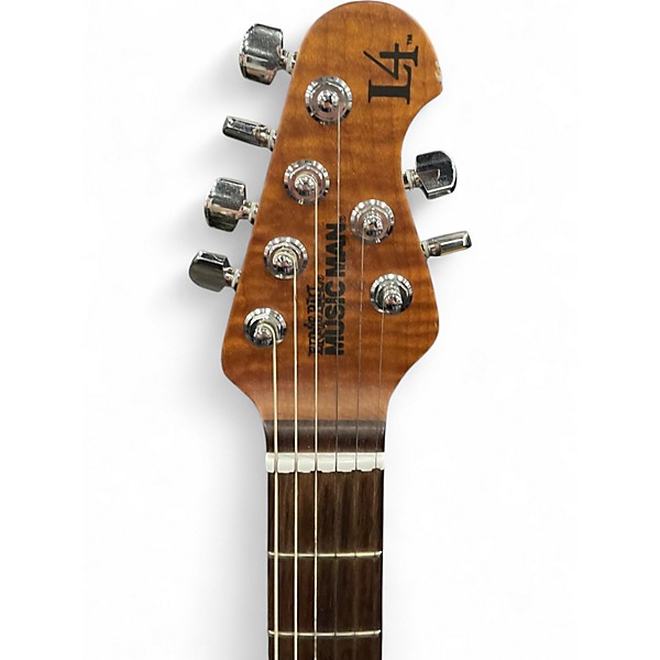 Used Ernie Ball Music Man Luke 4 HH Gator Burst Solid Body Electric Guitar