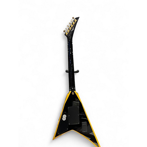 Used 2022 Jackson RRX24 Black and Yellow Solid Body Electric Guitar
