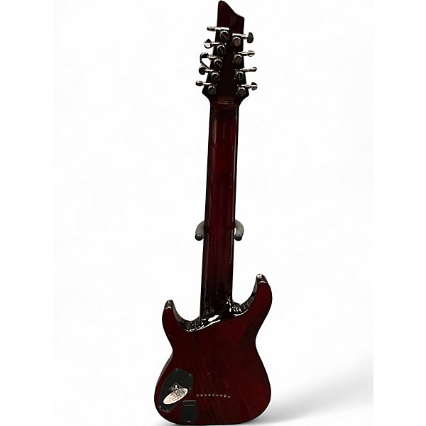 Used Schecter Guitar Research HELLRAISER C9 Black Cherry Solid Body Electric Guitar