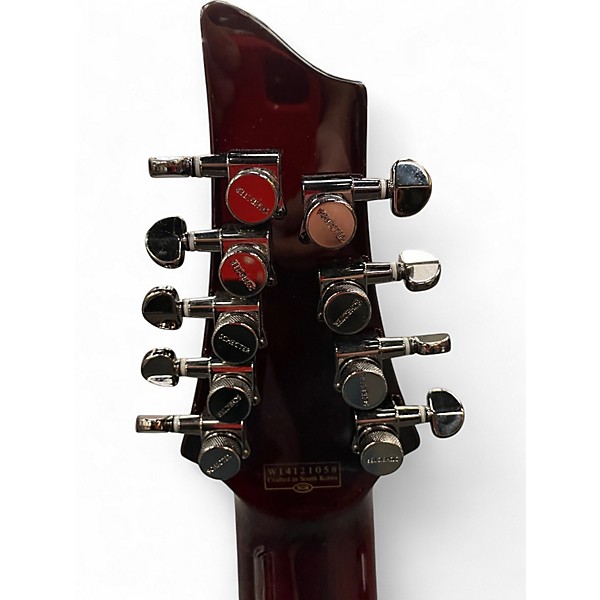 Used Schecter Guitar Research HELLRAISER C9 Black Cherry Solid Body Electric Guitar