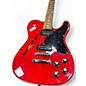 Used Fender JA90 Jim Adkins Thinline Telecaster Crimson Red Trans Hollow Body Electric Guitar