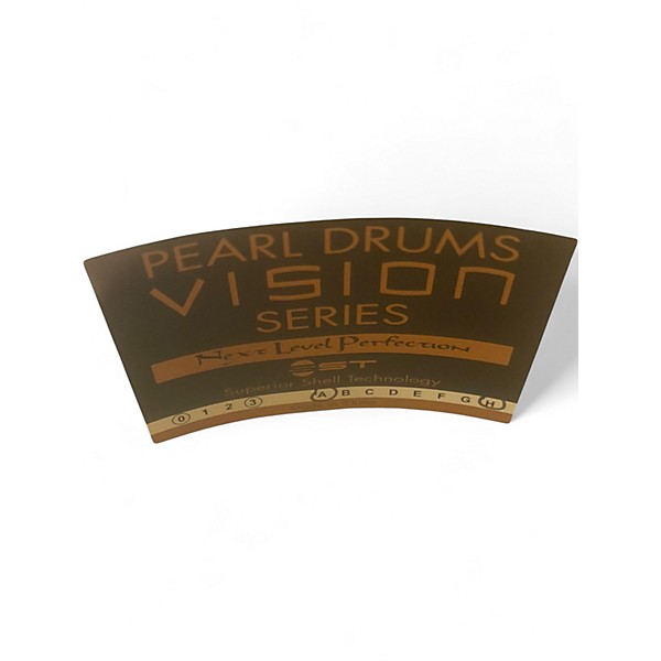 Used 2010s Pearl 5 Piece Vision cobalt blue Drum Kit