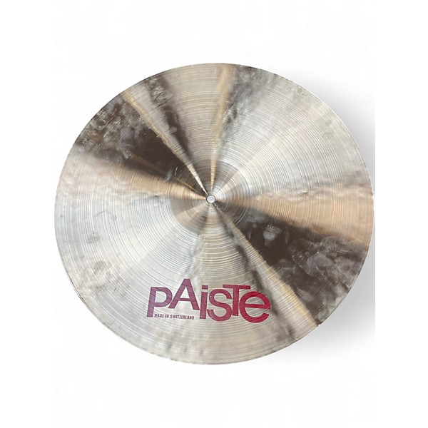 Used Paiste 20in 2002 Crash Cymbal