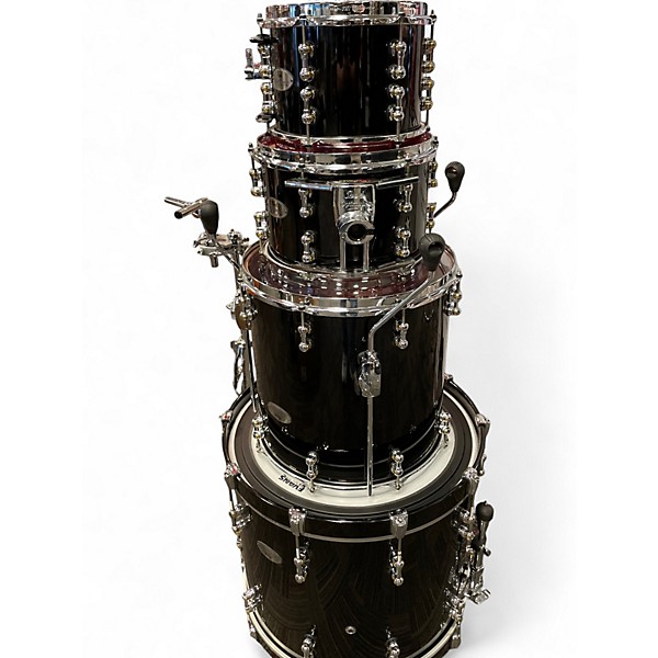 Used Pearl 4 Piece REFERENCE PURE PIANO BLACK Drum Kit