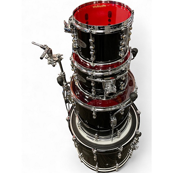 Used Pearl 4 Piece REFERENCE PURE PIANO BLACK Drum Kit