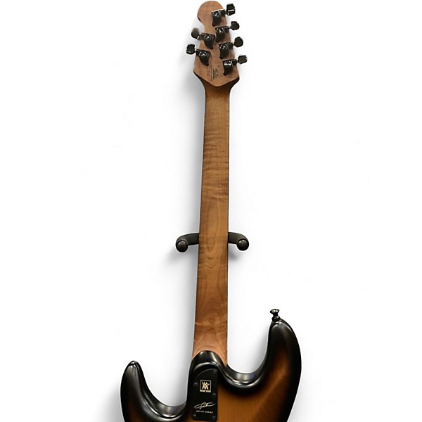 Used Ernie Ball Music Man Jason Richardson Signature Cutlass Buckeye Burl Solid Body Electric Guitar