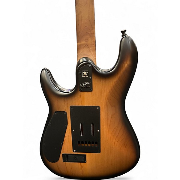 Used Ernie Ball Music Man Jason Richardson Signature Cutlass Buckeye Burl Solid Body Electric Guitar