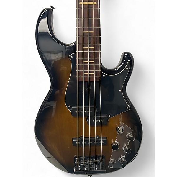 Used Yamaha BB735A Dark Brown Sunburst Electric Bass Guitar