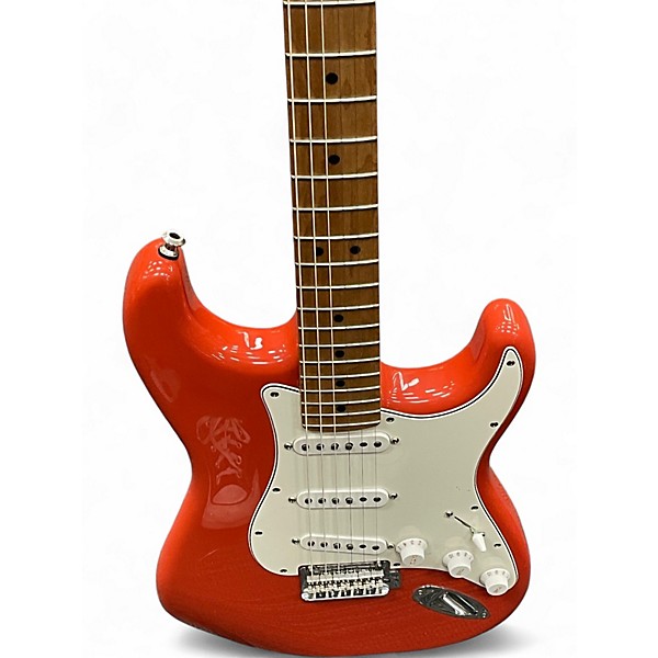 Used 2023 Fender Player Stratocaster Fiesta Red Solid Body Electric Guitar