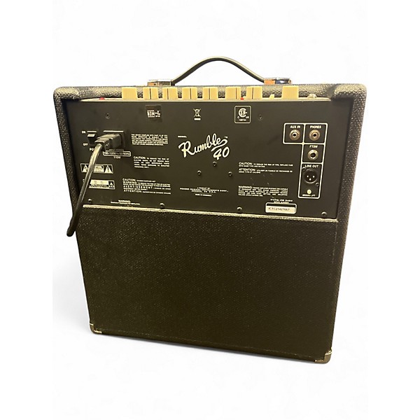 Used Fender Rumble V3 40W 1x10 Bass Combo Amp