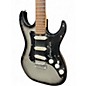Used Washburn LYON STRATOCASTER Black and Silver Solid Body Electric Guitar