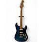 Used Fender Limited Edition Player II Stratocaster HSS Plus Top  Blue Burst Solid Body Electric Guitar thumbnail