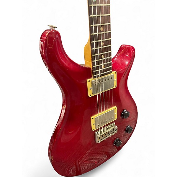 Used PRS CE22 Trans Red Solid Body Electric Guitar
