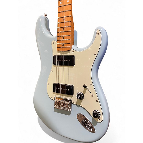 Used Fender Noventa Stratocaster Daphne Blue Solid Body Electric Guitar