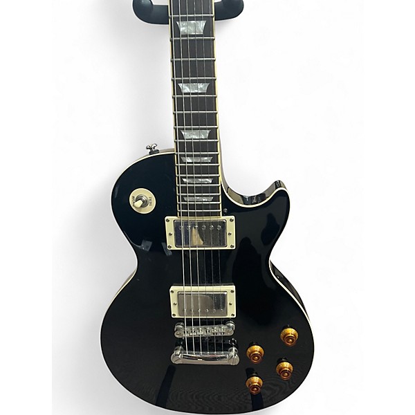 Used Epiphone Les Paul Standard Ebony Solid Body Electric Guitar