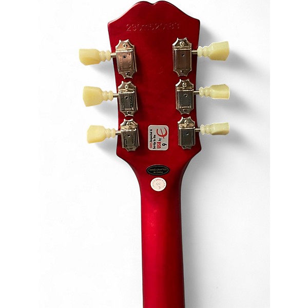 Used Epiphone INSPIRED BY GIBSON 1961 LES PAUL Cherry Solid Body Electric Guitar