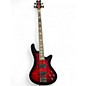 Used Schecter Guitar Research Stiletto Extreme 4 String Trans Red Electric Bass Guitar thumbnail