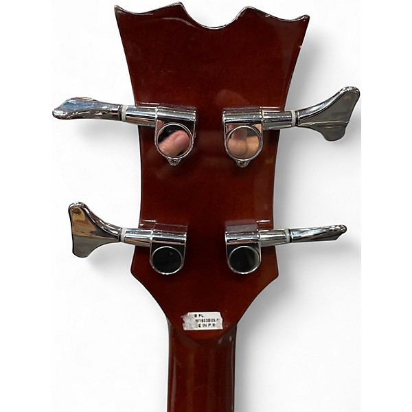 Used Dean EAB Fretless NATURAL Acoustic Bass Guitar