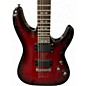 Used Schecter Guitar Research DIAMOND SERIES DEMON-6 Crimson Red Burst Solid Body Electric Guitar