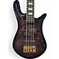 Used Spector Euro 4LX Trans Purple Electric Bass Guitar thumbnail