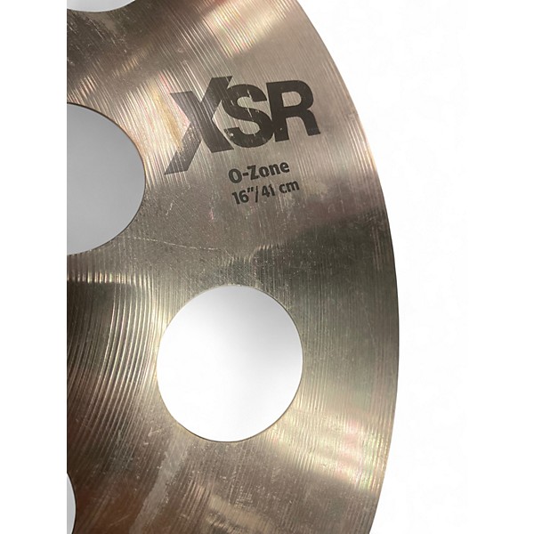 Used SABIAN 16in XSR O ZONE Cymbal