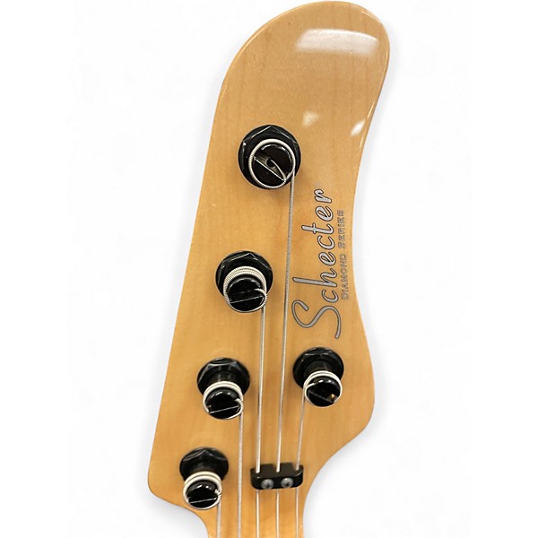 Used Schecter Guitar Research P-5 Ivy 3 Tone Sunburst Electric Bass Guitar