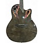Used Ovation CE48P CELEBRITY GREEN Acoustic Electric Guitar