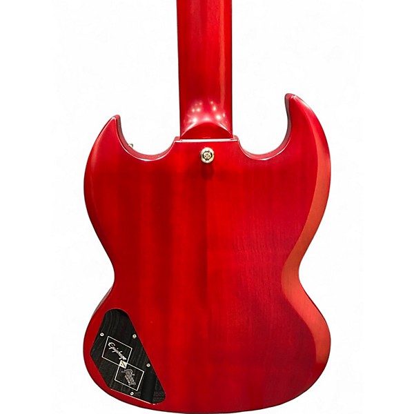 Used Epiphone Inspired by Gibson Les Paul SG Heritage Cherry Solid Body Electric Guitar