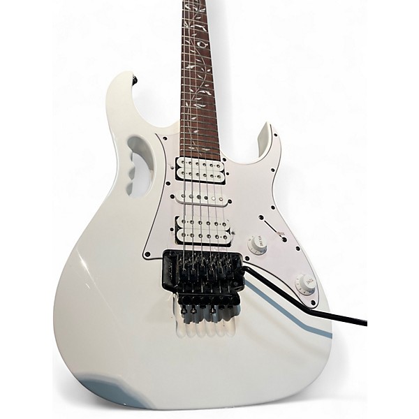 Used Ibanez JEMJR White Solid Body Electric Guitar