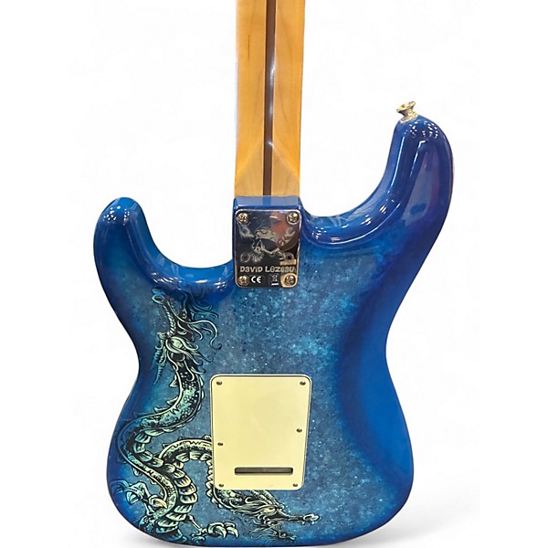 Used 2015 Fender Special Edition David Lozeau Art Stratocaster Dragon Art Solid Body Electric Guitar