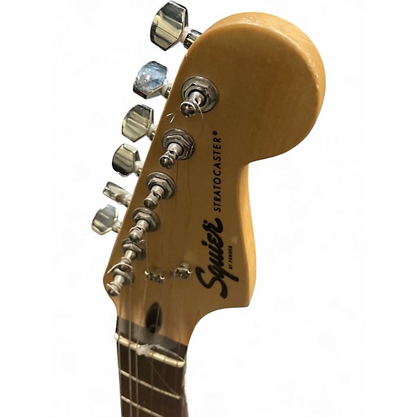 Used Squier Bullet Stratocaster Seafoam Green Solid Body Electric Guitar