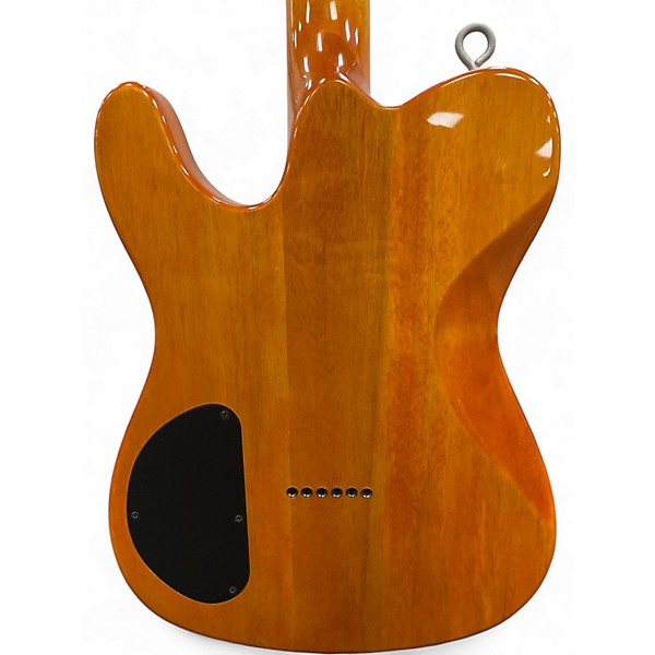 Used Fender Special Edition Custom Telecaster FMT HH Amber Solid Body Electric Guitar