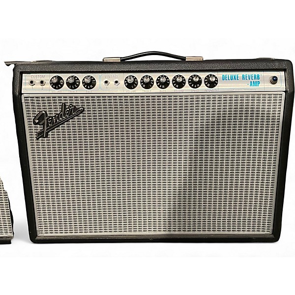 Used Fender 1968 Custom Deluxe Reverb 22W 1x12 Tube Guitar Combo Amp