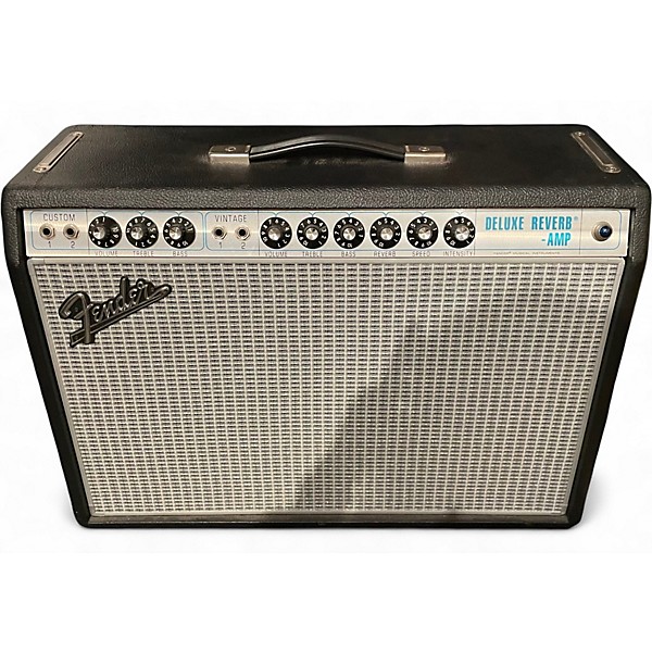 Used Fender 1968 Custom Deluxe Reverb 22W 1x12 Tube Guitar Combo Amp
