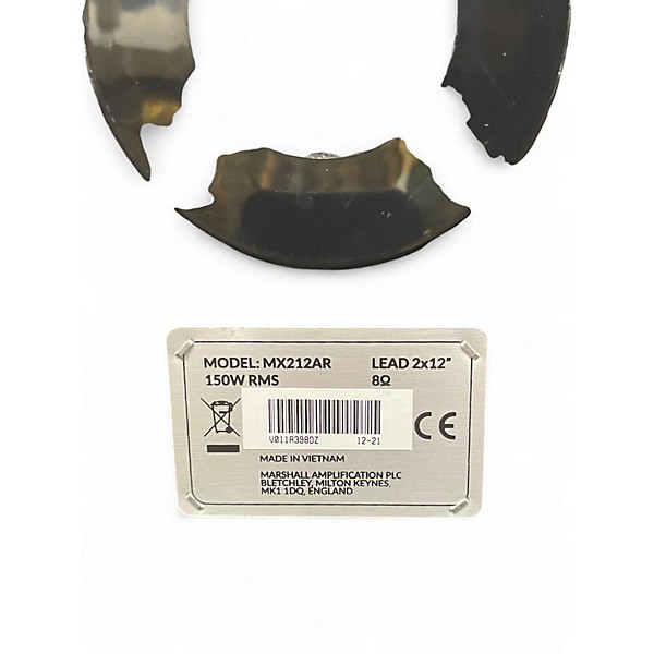 Used Marshall mx212ar Guitar Cabinet