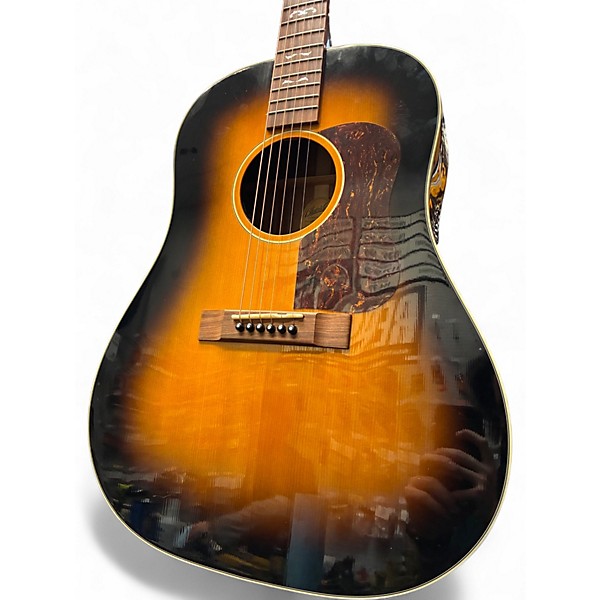 Used Blueridge bg-160 2 Color Sunburst Acoustic Electric Guitar