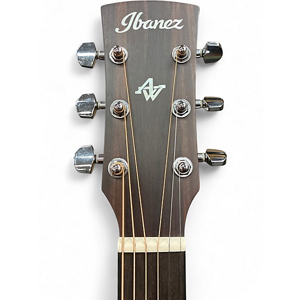 Used Ibanez AW54 Mahogany Acoustic Guitar