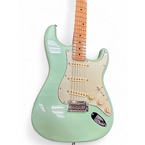 Used 2024 Fender Limited Edition Player Stratocaster Surf Pearl Solid Body Electric Guitar