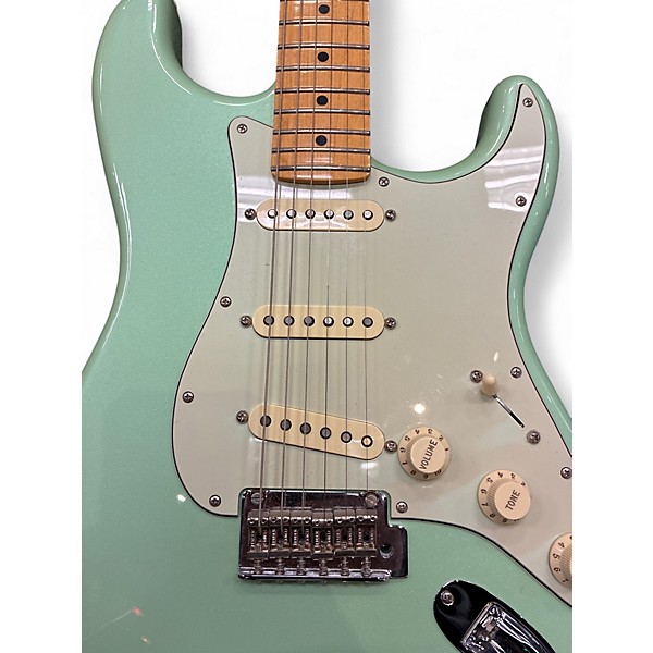 Used 2024 Fender Limited Edition Player Stratocaster Surf Pearl Solid Body Electric Guitar