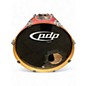 Used PDP by DW 5 Piece fs series Flat Red Drum Kit