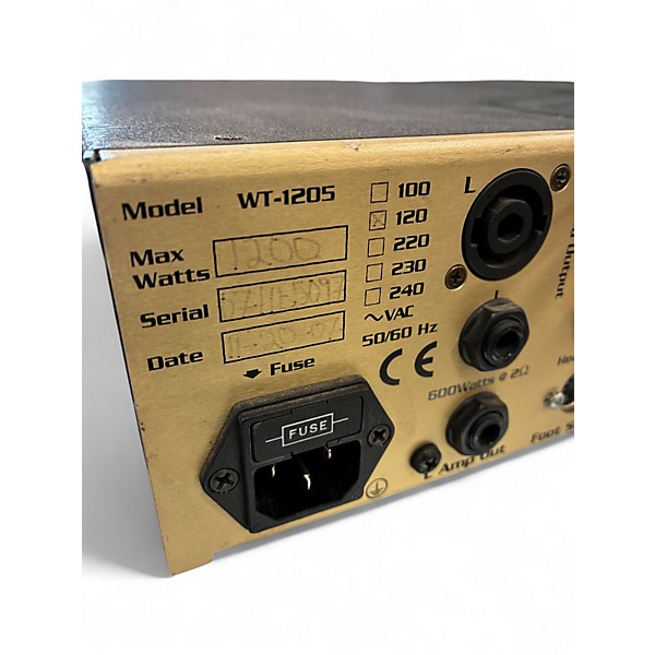 Used David Eden WT-1205 Bass Power Amp