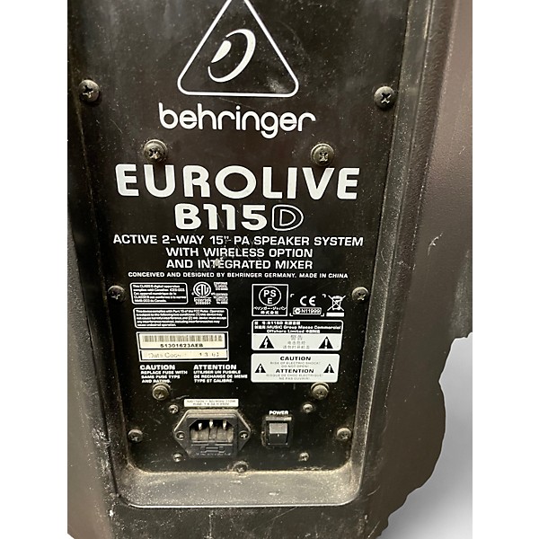 Used Behringer Eurolive B115D Powered Speaker