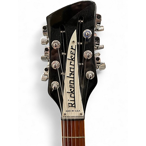 Used Rickenbacker 620/12 Black and White Solid Body Electric Guitar