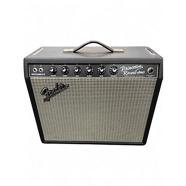 Used Fender 65 Princeton Reverb 1x10 15W Tube Guitar Combo Amp