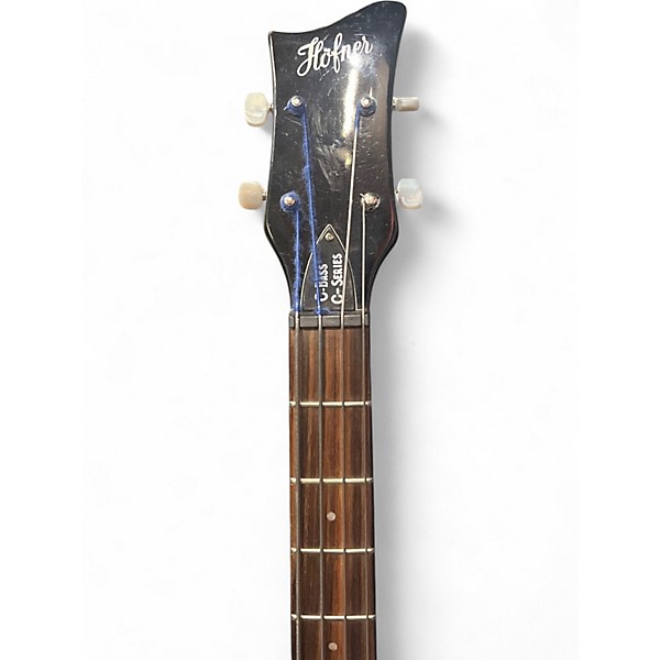 Used Hofner Ignition Series SHORT SCALE Pearl White Electric Bass Guitar