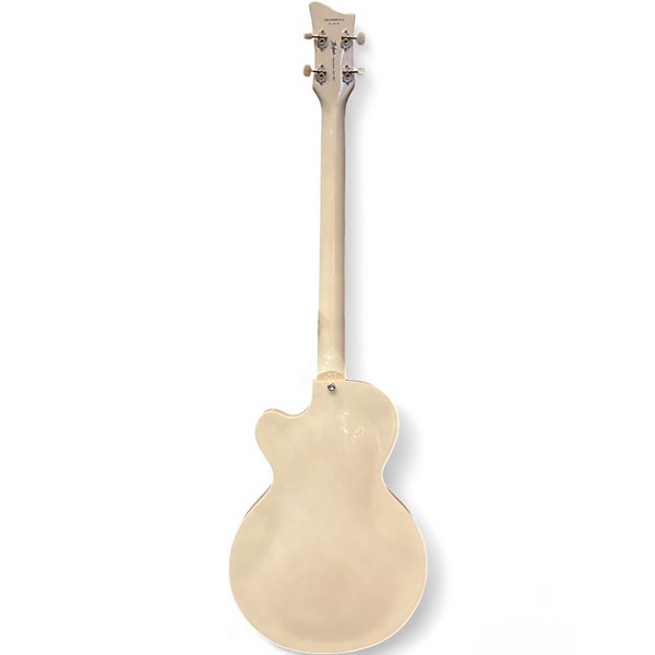 Used Hofner Ignition Series SHORT SCALE Pearl White Electric Bass Guitar