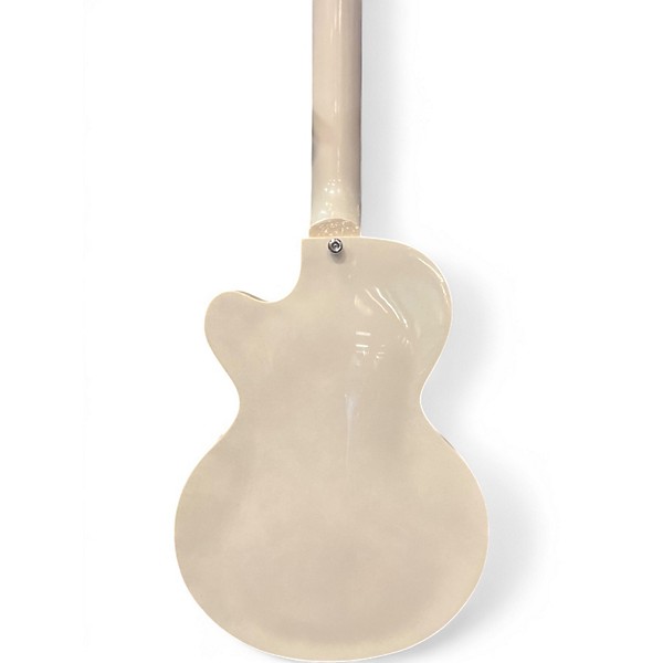 Used Hofner Ignition Series SHORT SCALE Pearl White Electric Bass Guitar