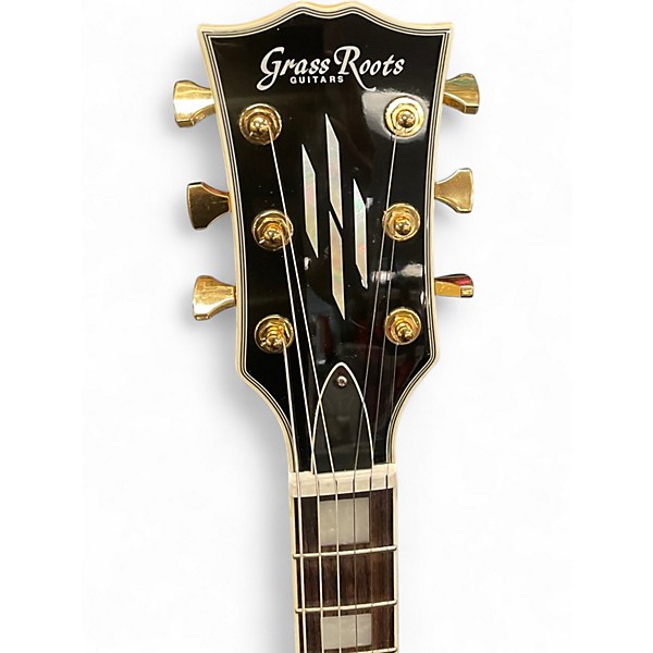 Used Grass Roots G-LP50 Alpine White Solid Body Electric Guitar