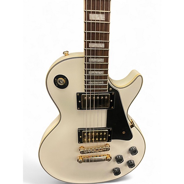 Used Grass Roots G-LP50 Alpine White Solid Body Electric Guitar