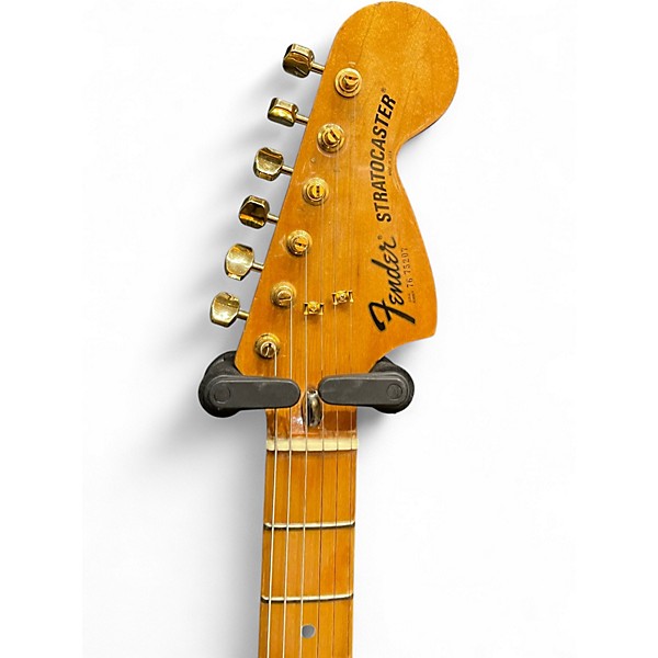 Vintage 1976 Fender American Standard Stratocaster Black Solid Body Electric Guitar